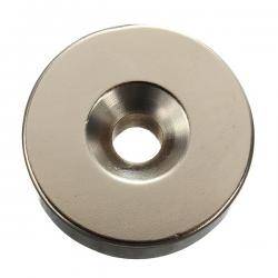 Magnes neodym. okrągły 12x3 z otworem 7/3mm