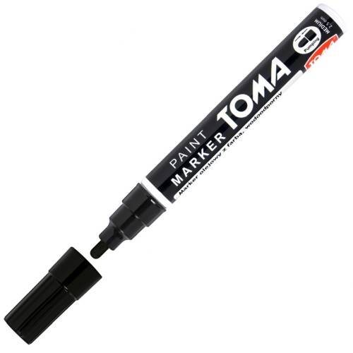 Marker Olejny 2,5mm Czarny Toma