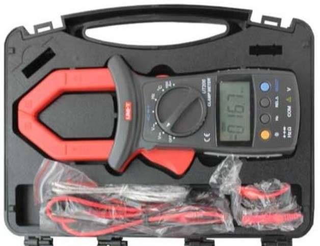 Miernik cyfrowy UT206 cęgowy AC 1000A