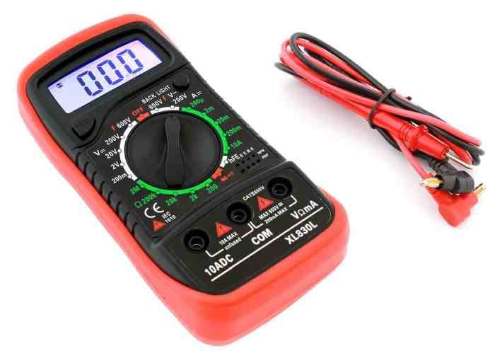 Miernik cyfrowy XL830L Xtreme