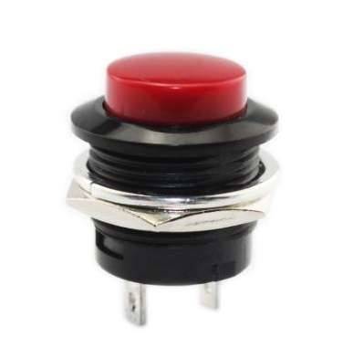 Przycisk Przykr. plast z czerwonym 13mm