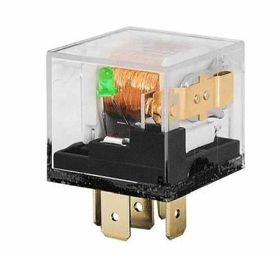 Przekaźnik  12V 30/40A  sam. przeł + LED
