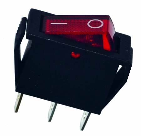 Przełącznik klawisz. podśw. 230V wąski