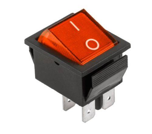 Przełącznik klawisz. podśw. 230V szeroki 4p