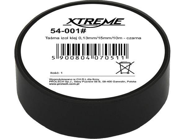 Taśma   Izolacyjna  10m czarna Xtreme