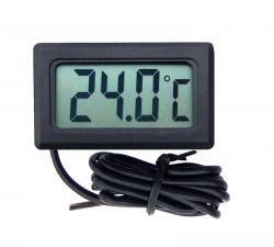 Termometr  LCD TPM10 mały z przew.