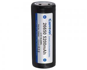 Akumulator   3,7V  26650 5200mA 10A z zabezp