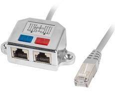 Rozdzielacz RJ45 Lanberg AD-0026-S