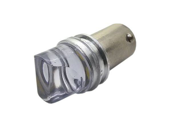 Żarówka LED  12V BA9S z met.opr.biała 3xled