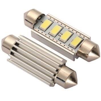 Żarówka LED  12V paluszek 36mm 4x5630 z rad.