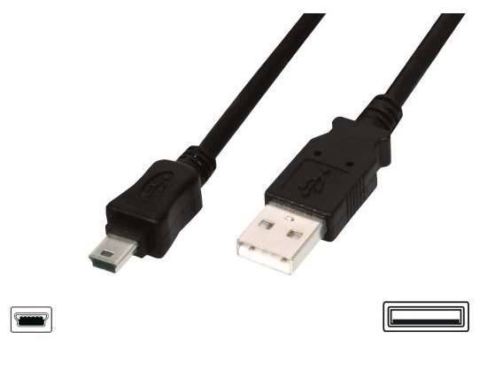 Kabel USB A   mini usb  1,0m  5p  