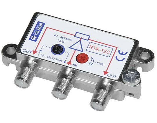Wzmacniacz Anten "F" 14dB RTA-120 reg. + rozg.2