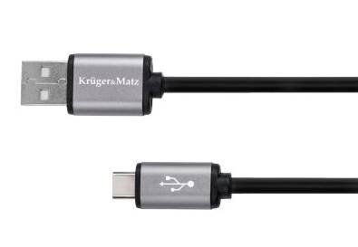 Kabel USB A   typ-C wt.  1m  Kruger&Matz