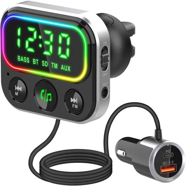 Transmiter FM Bluetooth USB SDmicro+ład eXtreme