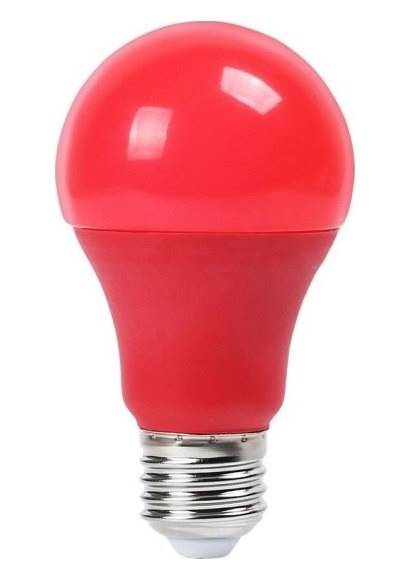 Żarówka LED 230V E27  5W Czerwona