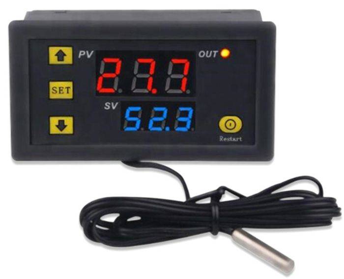 Sterownik temperatury 12V -50°C-120°C Termostat