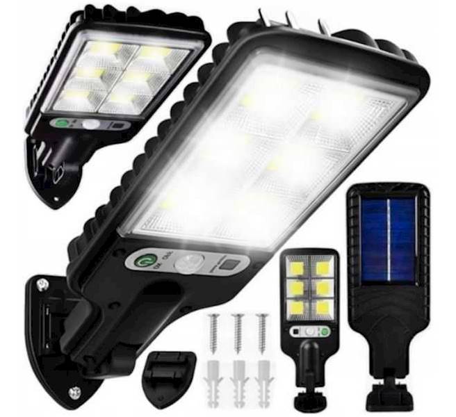 Lampa LED Solarna z czujnikiem ruchu i zmierzchu 