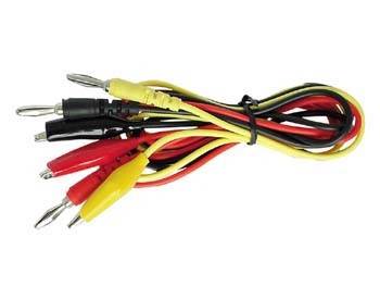 Kabel miernika krokodyl + wtyk banan 3szt/kpl