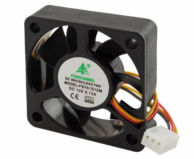WENTYLATOR  50x15  12V  3p