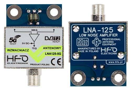 Wzmacniacz Ant. "F" 20dB LNA125 filtr LTE
