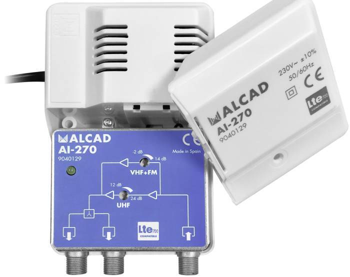 Wzmacniacz Anten AI-270 ALCAD z filtrem LTE