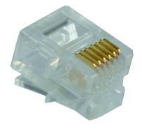 Wtyk  6P6C Telef. modul.  RJ12