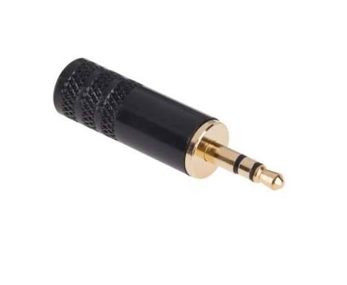 Wtyk Jack 3,5mm stereo metal złoc gruby