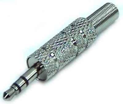 Wtyk Jack 3,5mm stereo metal