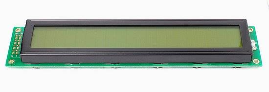 Wyświetlacz  LCD 2x20 zielony 116x37mm