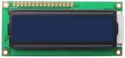 Wyświetlacz LCD 2x16 niebieski 80x36mm