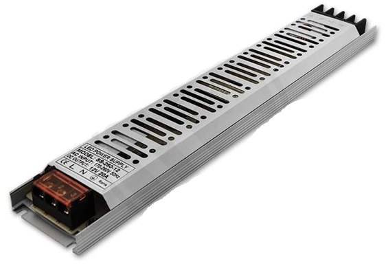 Zasilacz 12V 20A 250W instalacyjny metal płaski