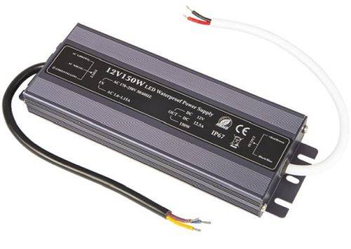 Zasilacz 12V 12,5A instalacyjny IP67 metal wodoodp