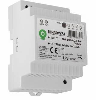 Zasilacz 24V 1,25A na szynę DIN 30W