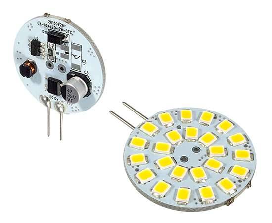 Żarówka LED  12V G4 3,6W 24-led smd 2835 ciepła pł