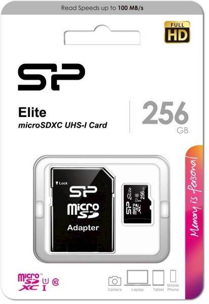 Karta Pamięci 256GB microSDXC+ red SP