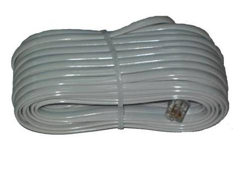 Kabel Telef. 20m  wt/wt