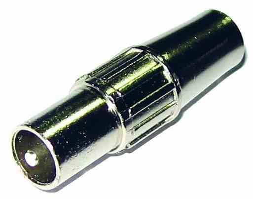 Wtyk Anteny TV metal  Telmor  prosty 6,5mm