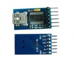 Moduł Konwerter mini USB UART RS232 TTL FT232