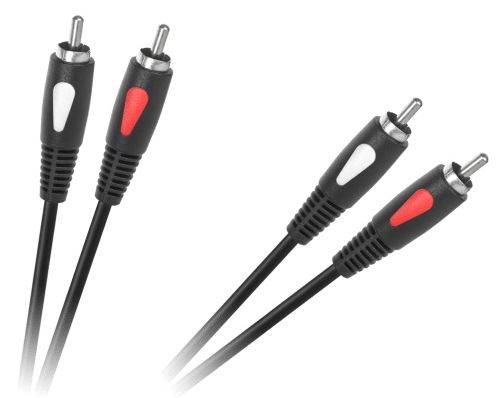Kabel 2xRCA -2xRCA  1,0m Cabletech Eco-Line