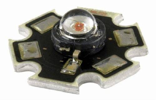 Dioda LED/ 3W Niebieska z radiatorem