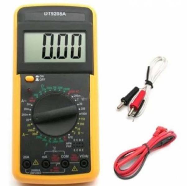 Miernik cyfrowy DT9208A 200uF temp.