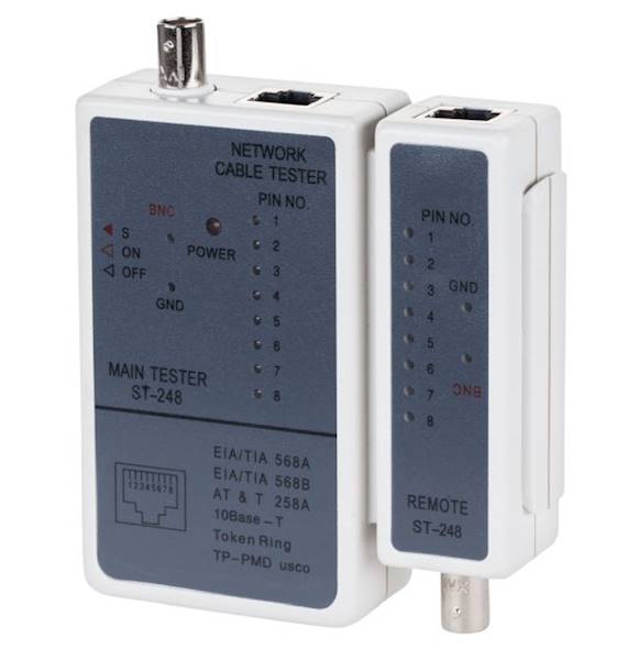 TESTER do kabli komp. RJ45 + BNC G248