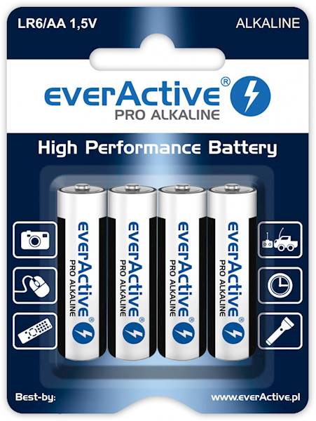Bateria   LR6  everActive Alkaline 1szt