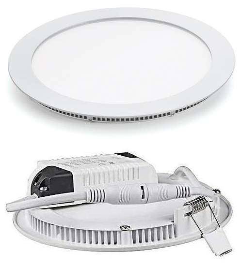 Lampa LED Plafon 230V 18W okrągły P/T b. neutral