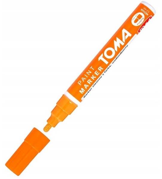 Marker Olejny 2,5mm Pomarańczowy Toma