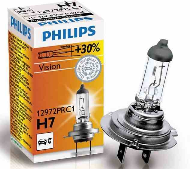 Żarówka Halogen Sam. 12V H7 55W Philips +30%