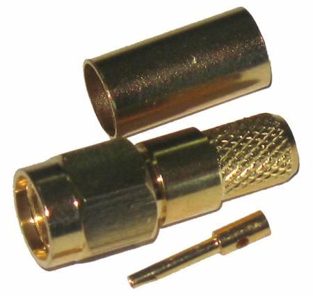 Wtyk SMA RP  H155 złoc. rpsma