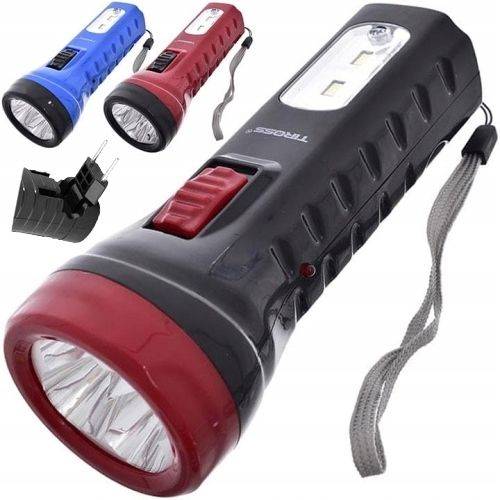 Latarka  LED z Aku. TS-2227  4 led + 2 led smd