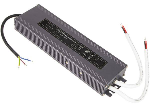 Zasilacz 12V 20,8A 250W IP67 instalacyjny metal