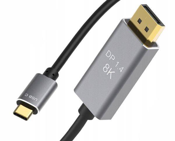 Kabel DisplayPort DP-wt. usb C-wt. 1,8m 